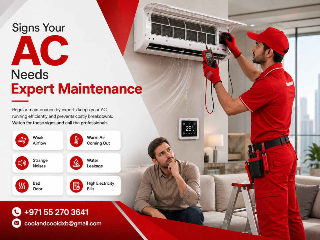 signs your ac needs expert maintenace